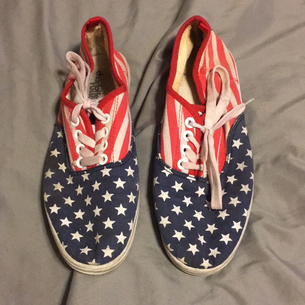 American Flag Sleek Sneakers
